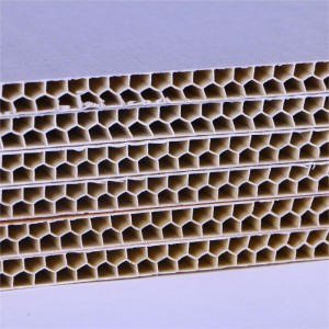 Stone-Plastic Wall Panel Interior Decoration Integrated Wallboard, Stoneware 400-8, honeycomb, V-seam
