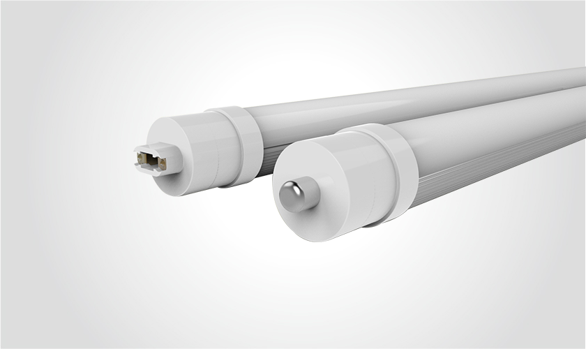 T8 8ft AL+PC Smart LED Tube Ballast Compatible(Type A) Or Ballast Bypass(Type B) Optional