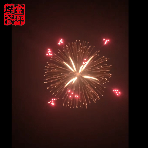 China Wholesale Large Firework Shells For Sale Pricelist –  5 inch red flower time rain – JinPing Fireworks