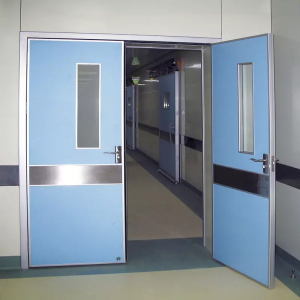 Factory direct sales hand push doors hospital operating room doors