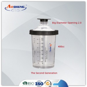 400cc Spray Gun Cup System with Bigger Opening 2.0