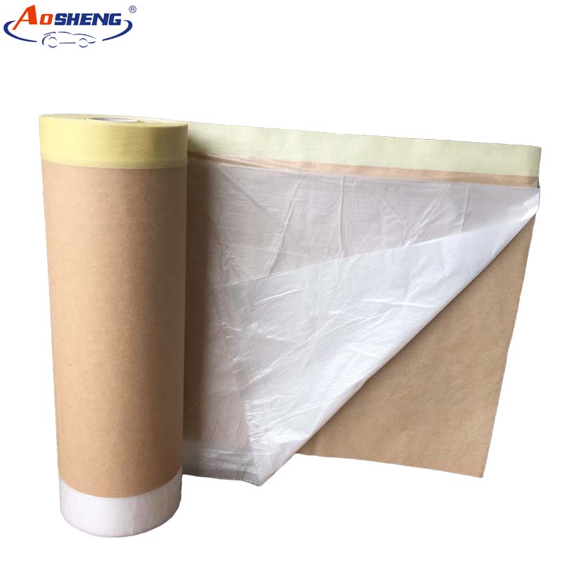 New Delivery for Car Gear Shift Cover - 3 in1 Pretaped Masking Film – AOSHENG