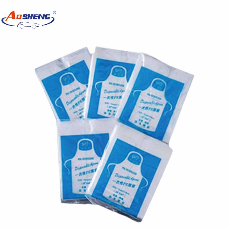 Cheap price Jumbo Shower Cap - Disposable Plastic Apron – AOSHENG