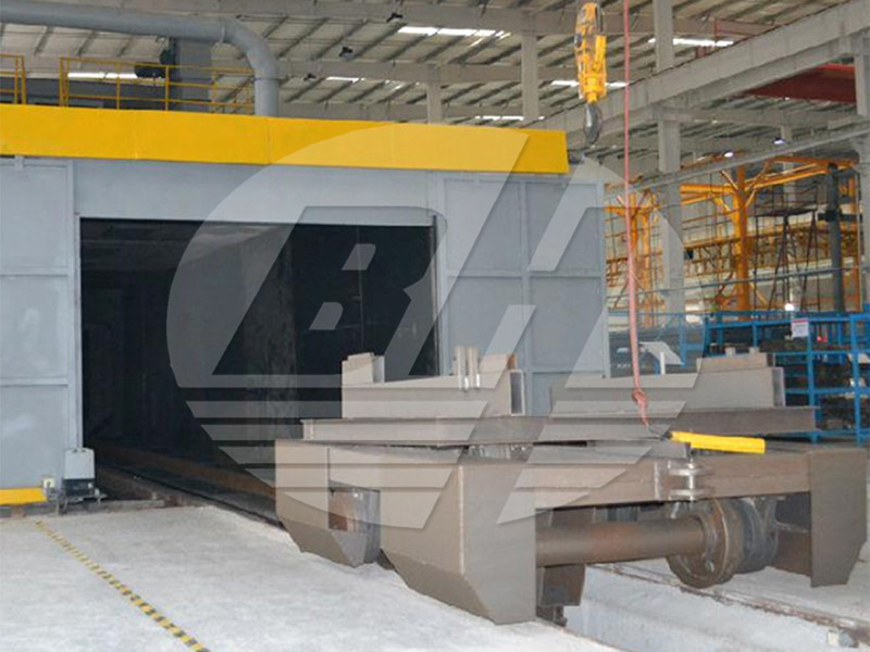 Factory wholesale	Dustless Shot Blasting Machine	- BHQ26 series shot blasting booth – Binhai Jincheng