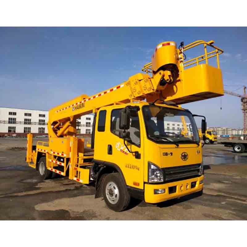 2021 wholesale price Hydraulic Platform Lift - Aerial Work Platform Truck with Telescopic Boom – Chundi