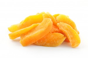 Dried yellow peach and dice dried yellow peach, dried yellow peach with no sugar added