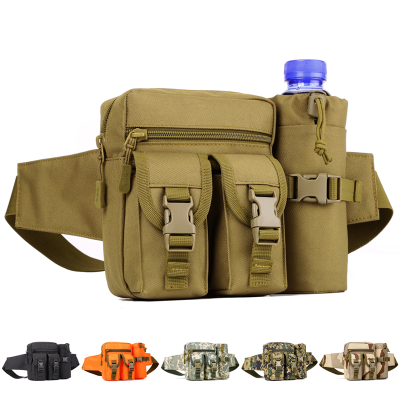 Custom Concealed Carry Pistol Pouch Fanny Pack Holster Tactical Military Waist Bag (1)