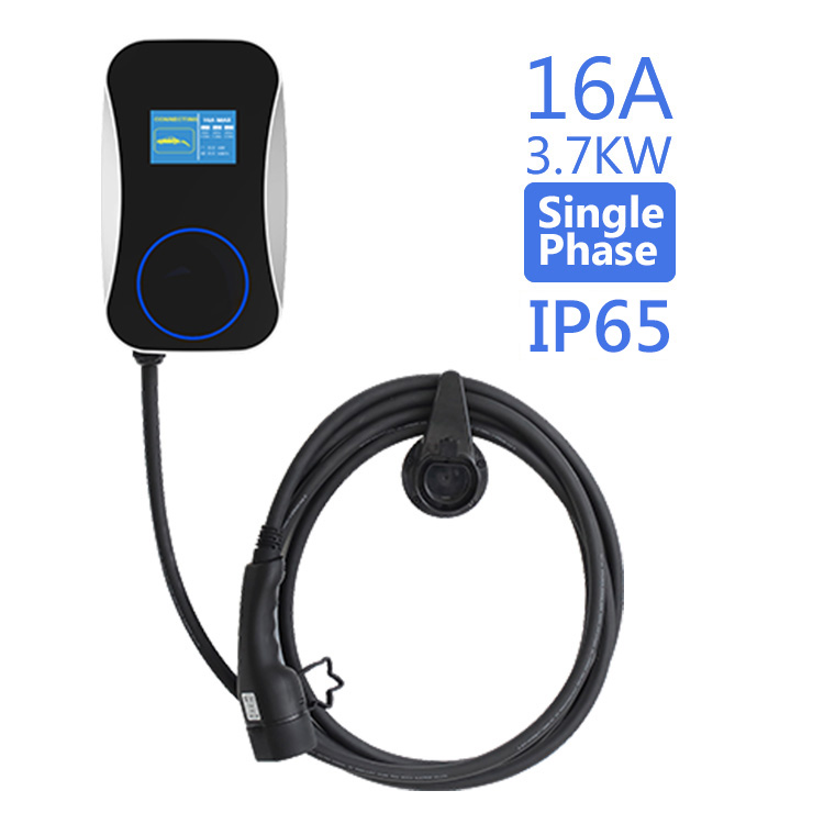 Wallbox Type 2 32A 7.4kw Single Phase EV Charging Point EV Charger for Electric Vehicle Smart Charging