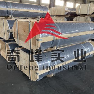 graphite electrode UHP610mm*2500mm , graphite products hebei , UHP synthetic graphite electrode with nipple