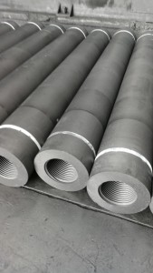 RP HP UHP Grade Graphite Electrode 350mm 300mm 250mm 200mm Carbon Graphite Electrodes with Nipples