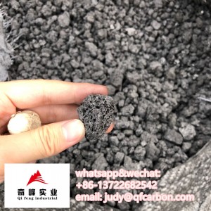 Hebei factory sell CPC low ash and V.M. high fixed carbon used in the foundry and steel mills