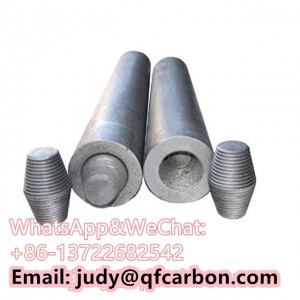 UHP400 UHP450 UHP500 UHP550 UHP600 Graphite Electrode with Nipple UHP Graphite Electrode for Eaf Arc Furnace