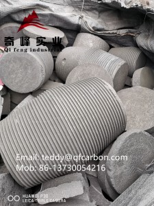 Discount Price China Low Ash Graphite Electrode Scraps for Steelmaking and Iron Casting