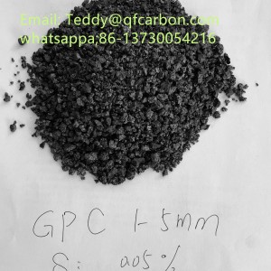 For Gray Iron Casting Foundry Graphite Petroleum Coke 1-5mm