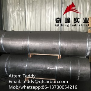 OEM/ODM Supplier China UHP 450 550 600mm Graphite Electrode for Eaf/Lf Best Price
