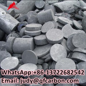 Low Ash and S Graphite Electrode Scraps Use Steelmaking and Iron Casting Factory