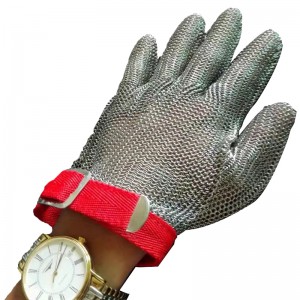 Stainless Steel Bandsaw Glove Butcher Gloves & Meat Cutting Machine Use