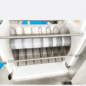 Máquina de corte de tiras de carne QH340 para carne bovina, suína, aves, frango, peixe 4-100mm