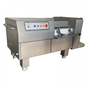 QH-550D Машинска опрема за автоматско коцкање месо Машина за сечење говедско/зеленчук