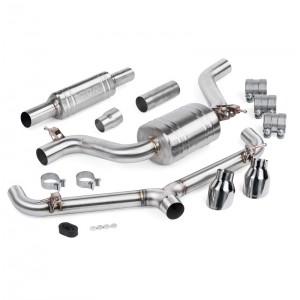 Exhaust System With Front Muffler