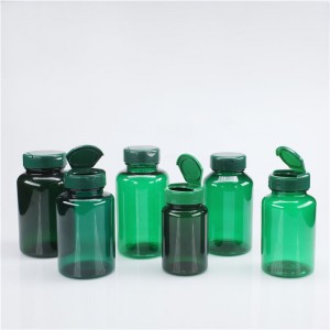 Capsule Bottle PET Green