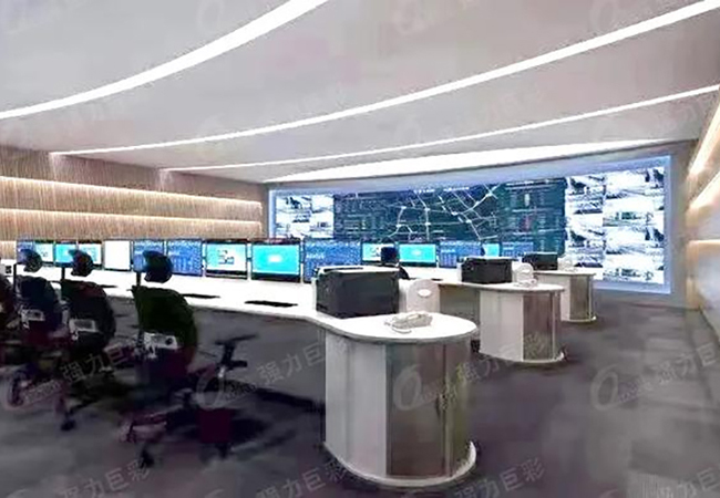 Visualization of the command center, how come there is none LED display?