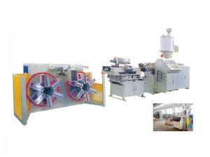 PP PE PVC single wall corrugated pipe extrusion line