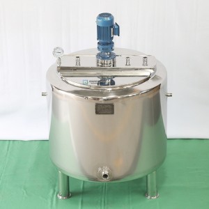Hot and cold mixing tank