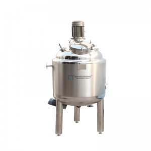 Magnetic stirring tank with high shear emulsifier