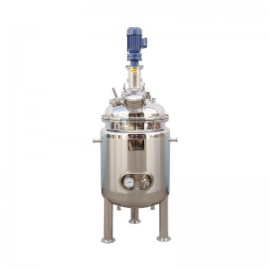 Pressure-resistant flange type vacuum mixing tank