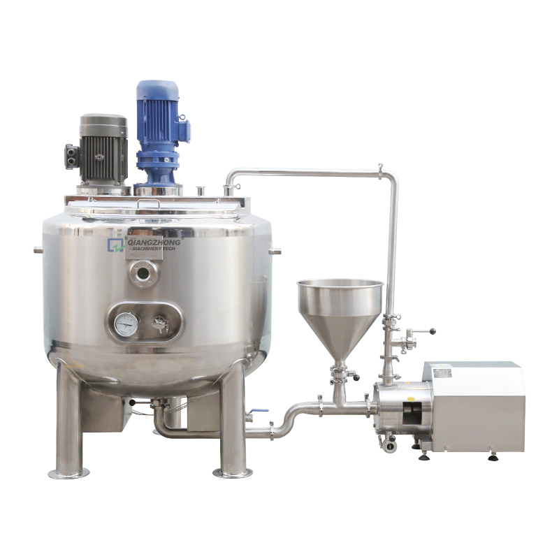 Super Purchasing for Industrial Corn Mill Machine - Circulating electric heating stirring tank with emulsifier – Qiangzhong