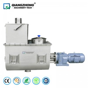 Dry powder stainless steel ribbon mixer