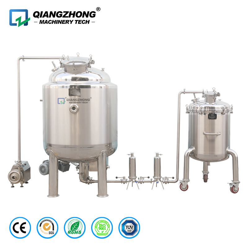 Super Lowest Price Stainless Steel Oil Kettle - Combination of Magnetic Mixing Tank + Filter + Storage Tank – Qiangzhong