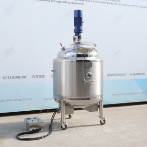 Mobile electric heating mixing tank