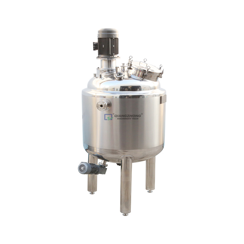 Magnetic stirring tank with high shear emulsifier