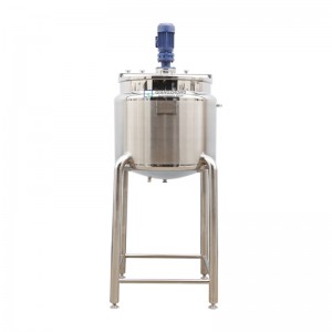 High Quality for Herbal Grinder Machine - Steam jacket heating and cooling mixing tank – Qiangzhong