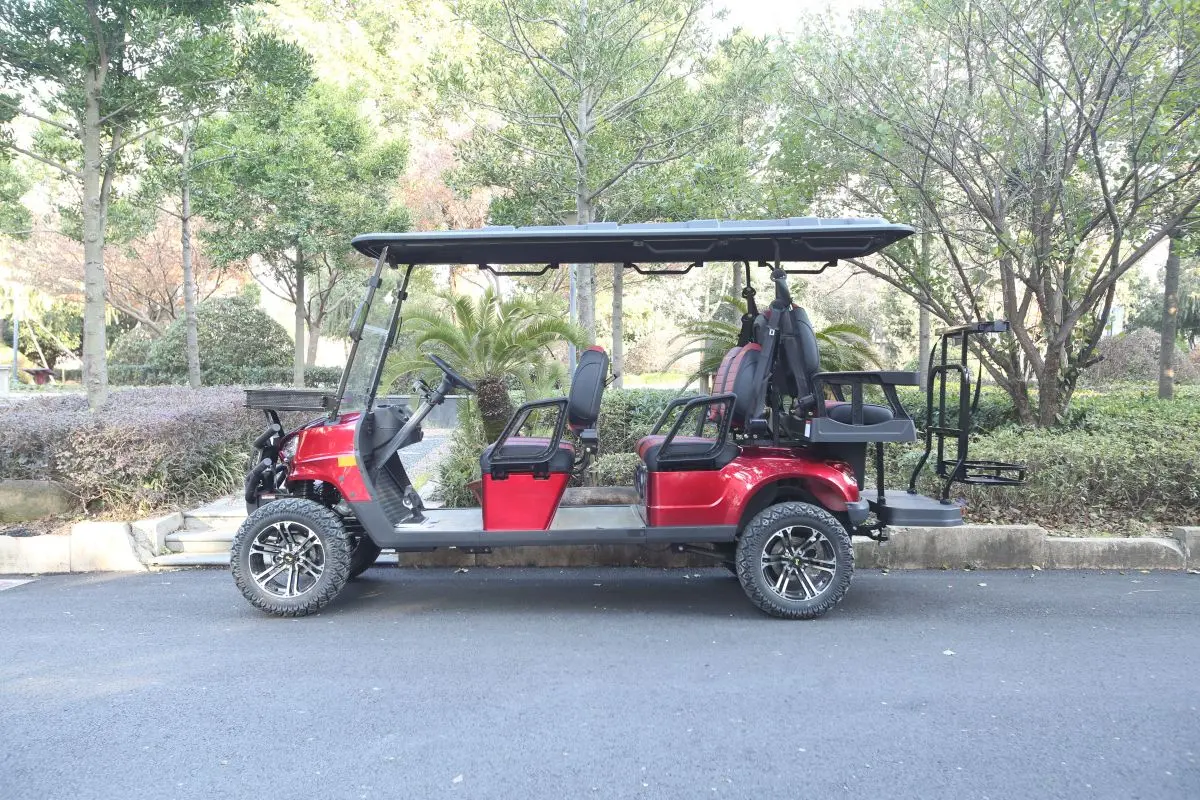 Original factory 6 seater electric golf carts  4×2 passenger 5000w motor golf cart