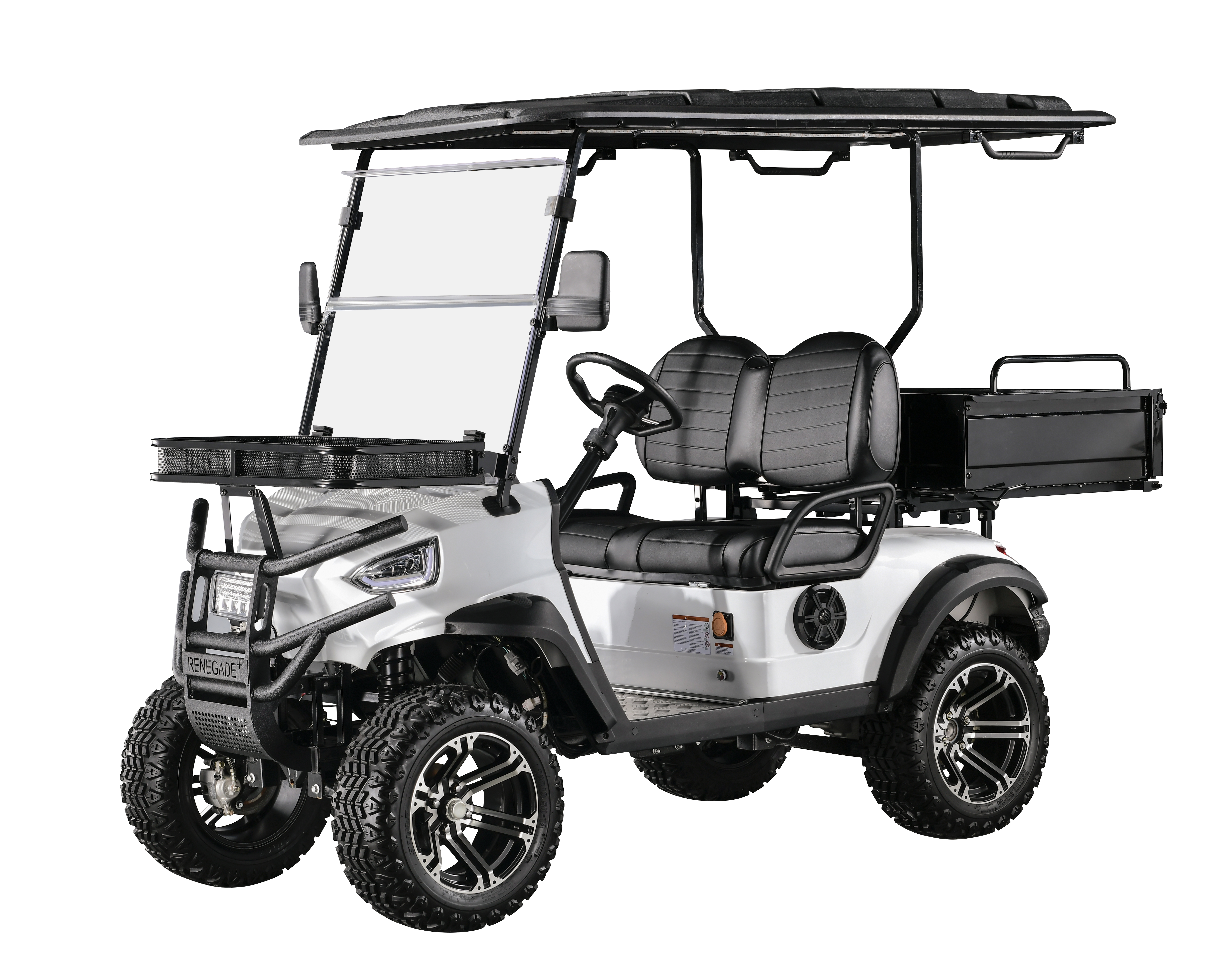 4 seat Lifted off-Road Electric Golf Cart Factory Supply with flip-flop seat