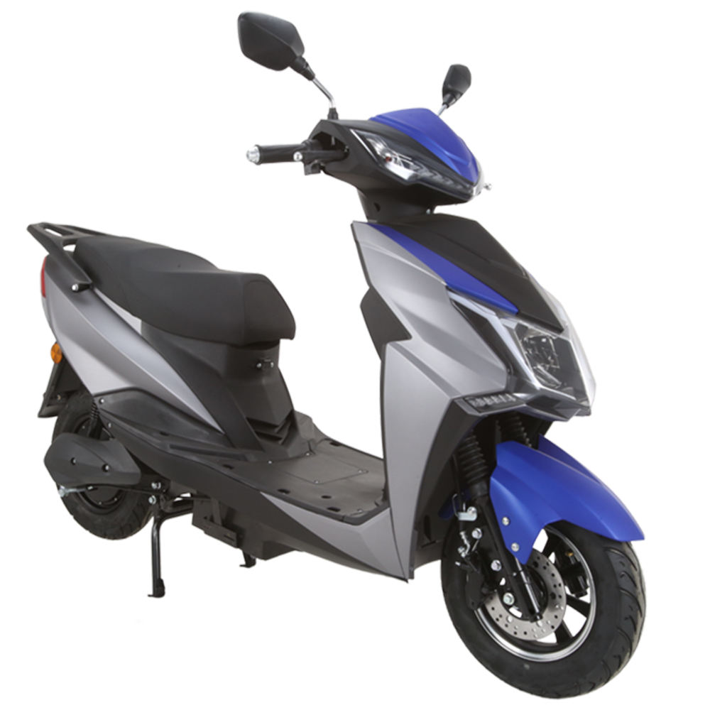 High Speed Electric Scooter 72V 20AH 1000w CKD With pedals Disc Brake