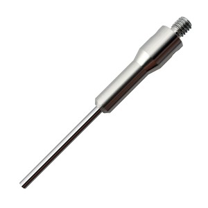 Straight stylus, M4 thread, ∅2 flat, tungsten carbide stem, 50 length, EWL 26mm