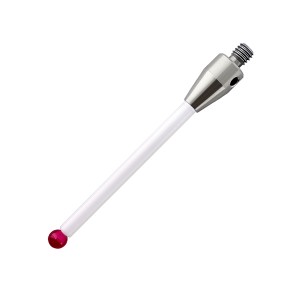 Straight stylus, M4 thread, ∅4 ruby ball, ceramic stem, 50 length, EWL 36mm