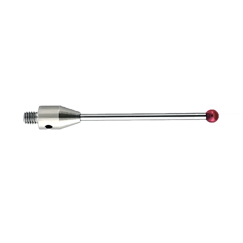 Straight stylus, M4 thread, φ4 ruby ball, tungsten carbide stem, 50 length, EWL 38mm Featured Image
