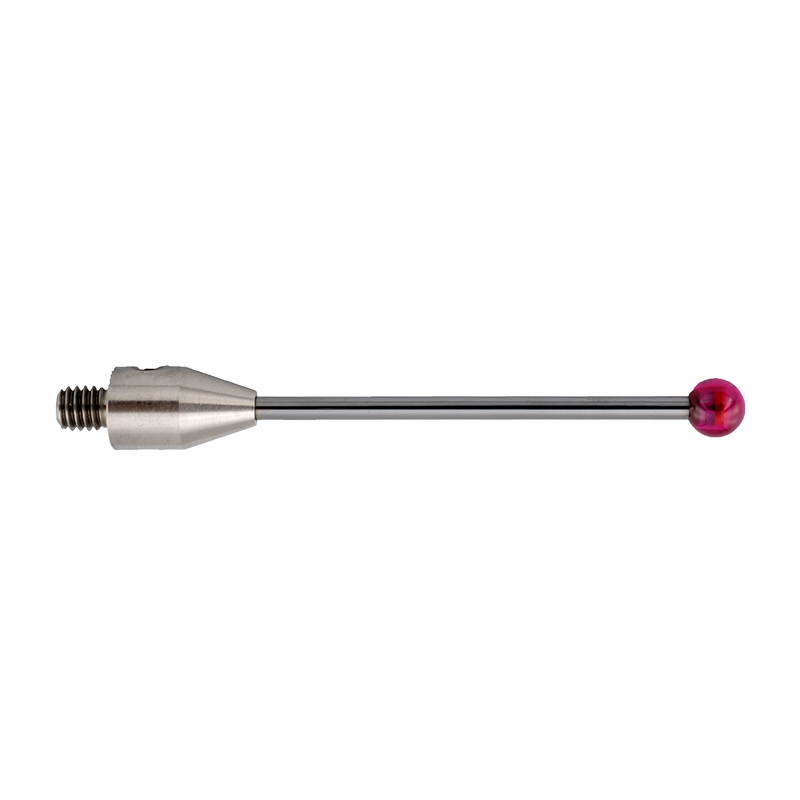 Straight stylus, M4 thread, φ5 ruby ball, tungsten carbide stem, 50 length, EWL 36mm Featured Image