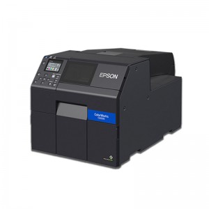 เครื่องพิมพ์ฉลากสีตั้งโต๊ะ Epson CW-C6030P ขนาด 4 นิ้ว แบบลอกและนำเสนอ
