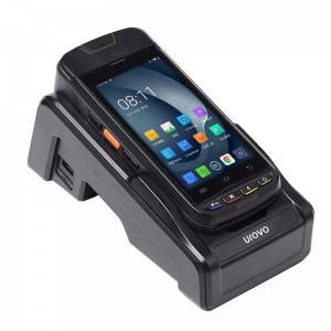 Urovo 5 Inchi I9000s Android 8.1 4G WIFI NFC terminal mahiri ya PDA ya skrini yenye Printa