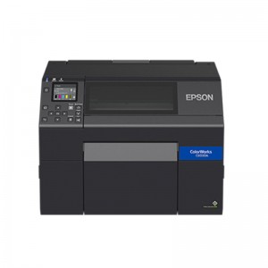 4 inci Epson CW-C6030A Desktop Warna Label printer kalawan otomatis cutter