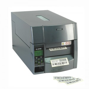 Stampante industriale per etichette a trasferimento termico Citizen CL-S700II Grande capacità