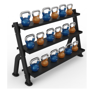 HDR80 –Adjustable Kettlebell Rack / HDR81 3rd Tray for HDR80