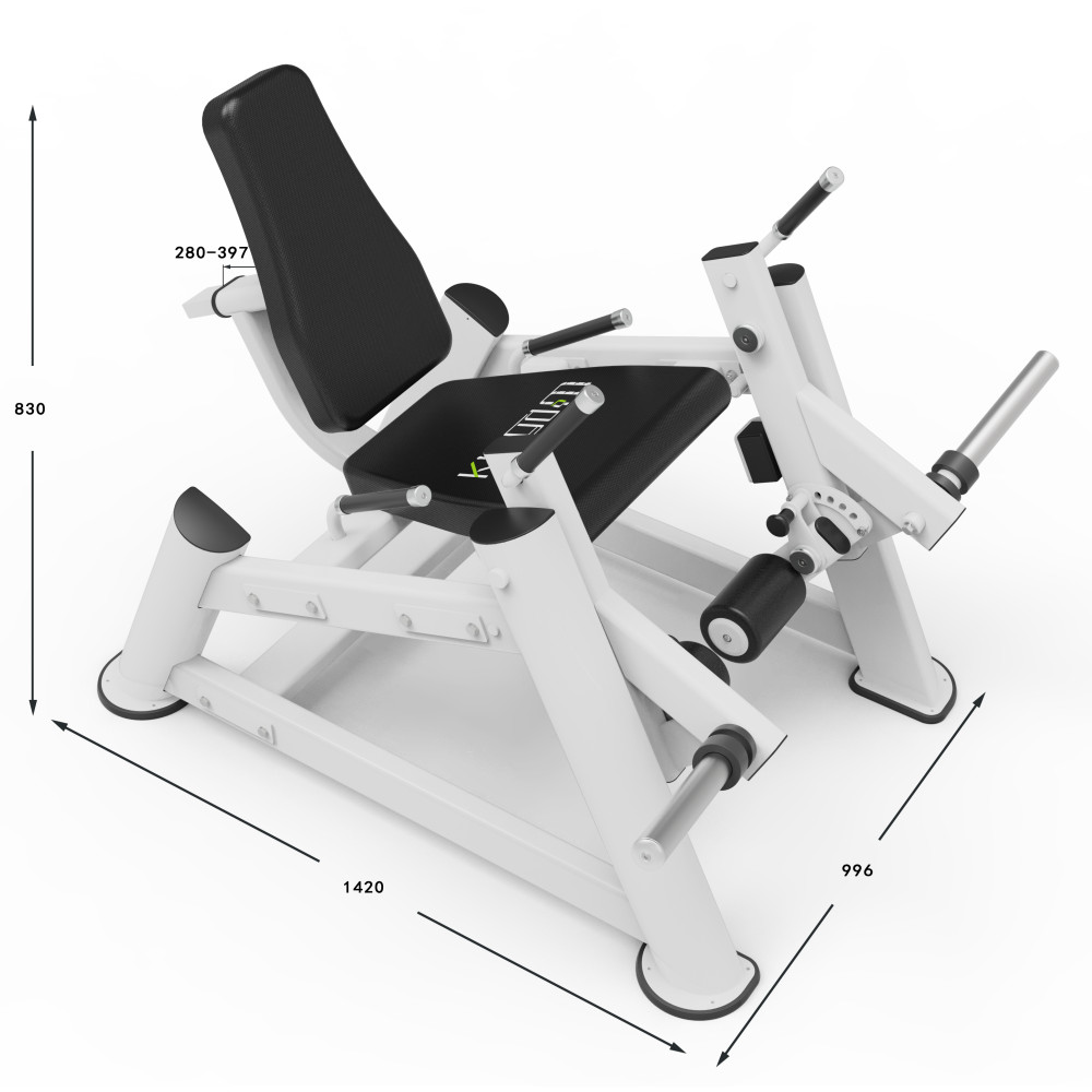 Best Price On Decline Bench Abs - D965 – Plate Loaded Leg Extension  – Kingdom detail pictures