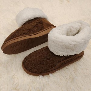 Fashionable boots cold cemented style warm comfortable